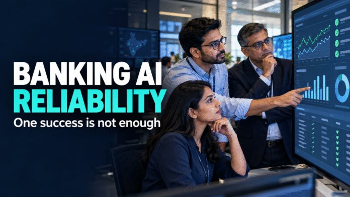 Banking AI Reliability: IndicBankBench Lessons Banking AI reliability testing across repeated runs in Indian financial services
