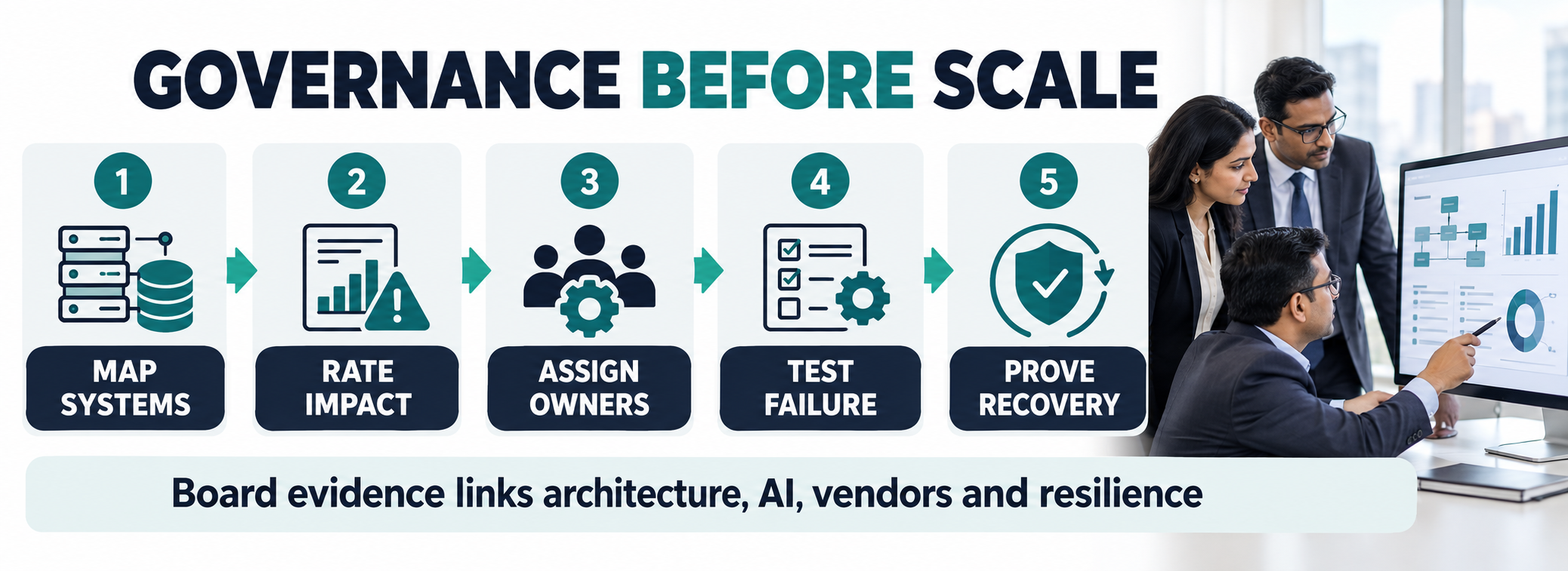 RBI technology risk board reviewing AI architecture, vendor dependencies, and resilience controls