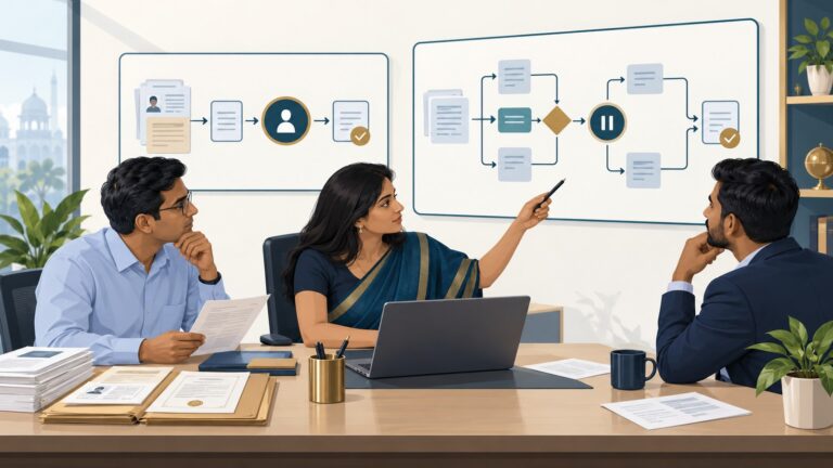 Agentic banking team compares workflow value, readiness, and error controls before selecting a pilot.