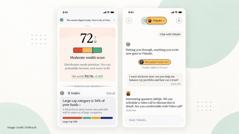 GoReach portfolio insights and chat with a Reach Expert